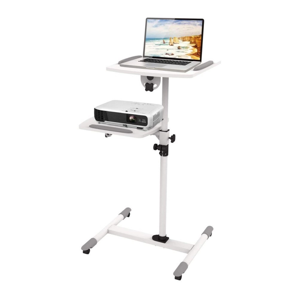 Techly ICA-TB TPM-6 multimediawagen & -steun Wit Multimediatrolley