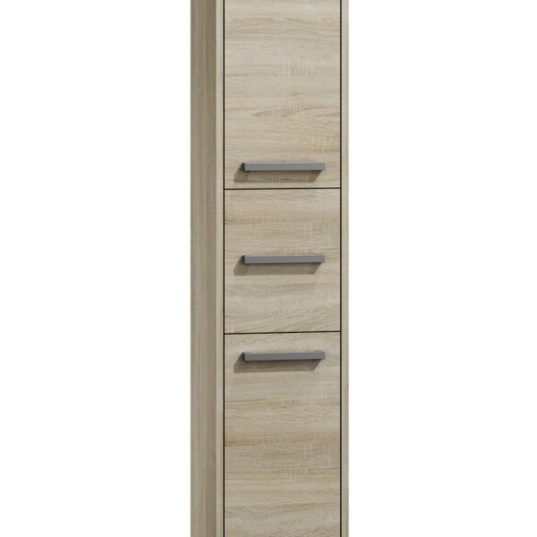 Topeshop S43 SONOMA opbergkast voor de badkamer Eiken