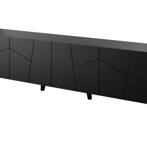 RTV kast ETNA 200x42x52 mat zwart