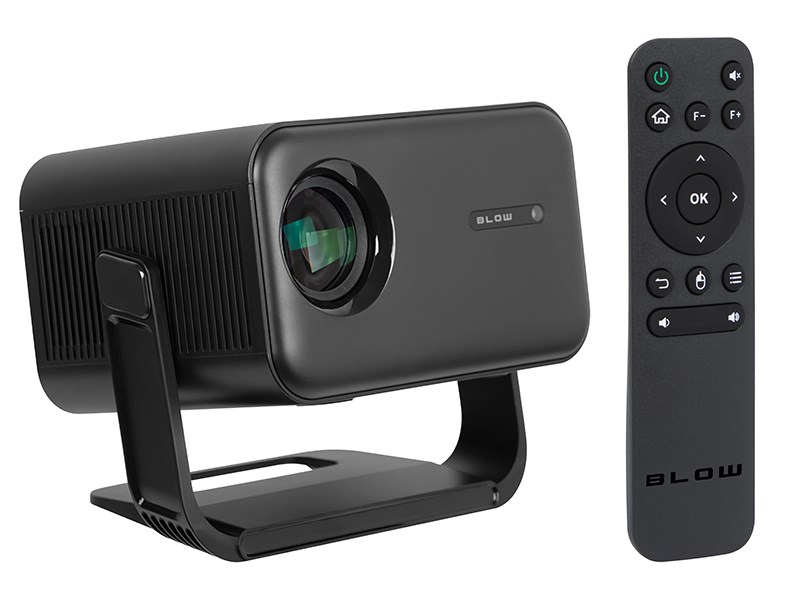BLOW AndroidTV FullHD MaxView draagbare projector zwart