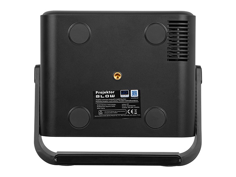 BLOW AndroidTV FullHD MaxView draagbare projector zwart