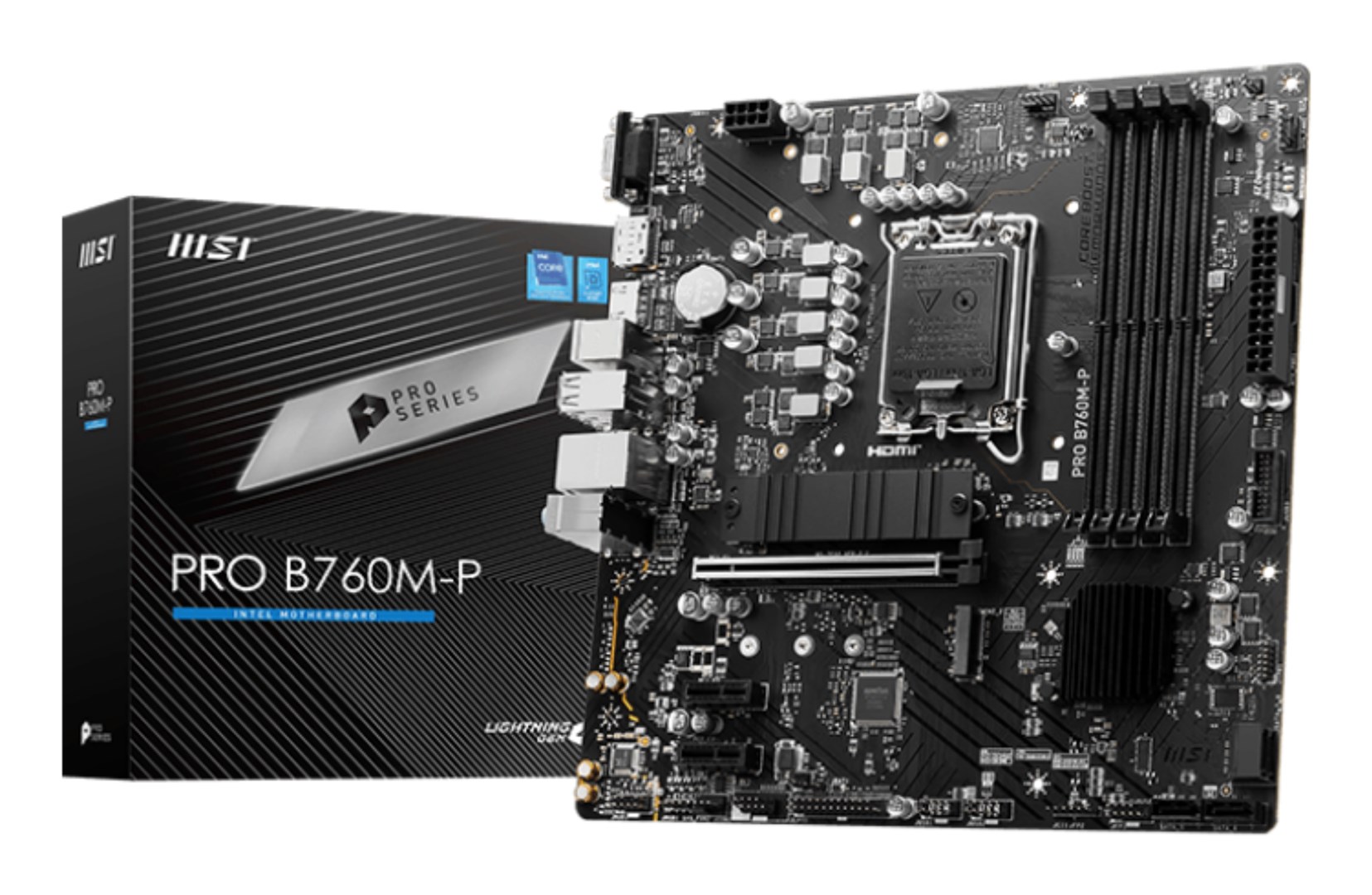 MSI PRO B760M-P moederbord Intel B760 LGA 1700 micro ATX