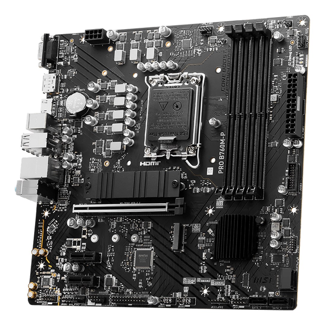 MSI PRO B760M-P moederbord Intel B760 LGA 1700 micro ATX