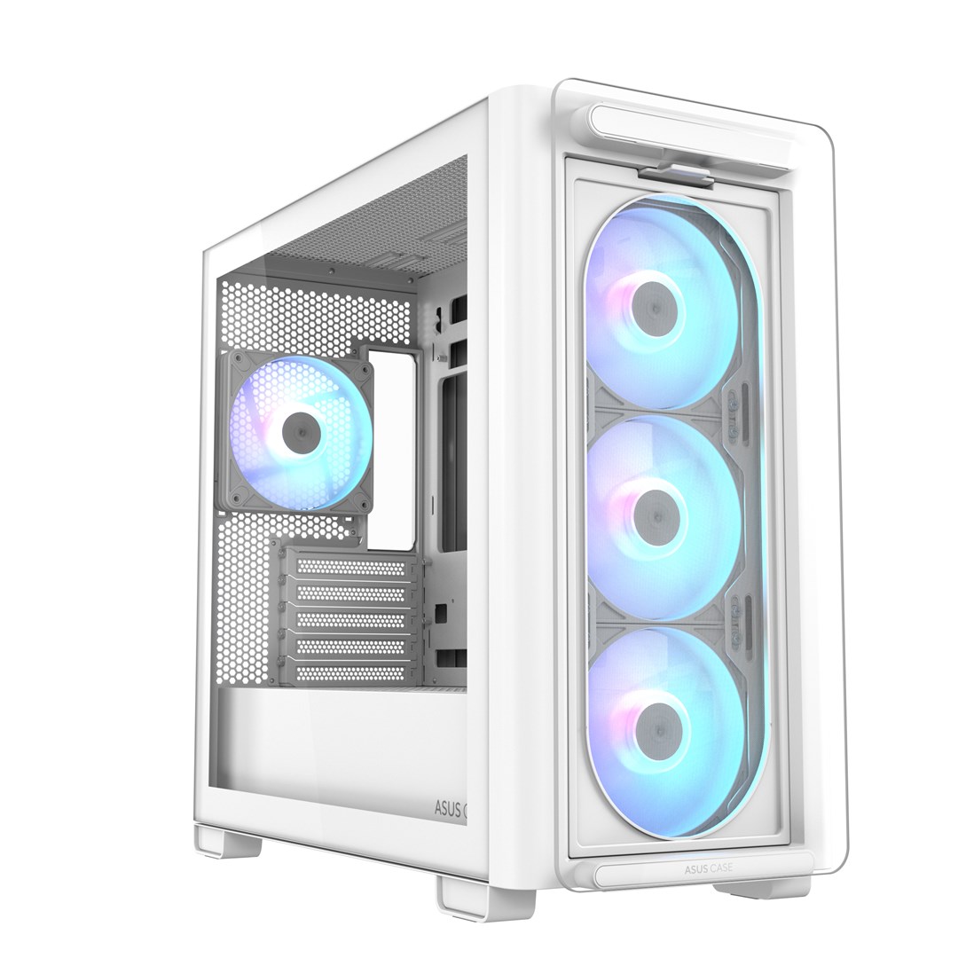 Computerbehuizing ASUS A23 PLUS ARGB WHITE Wit
