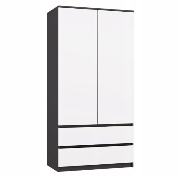 Kast MALWA SS-90 antraciet/wit