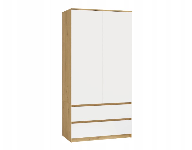 Kast MALWA SS-90 eiken artisan/wit