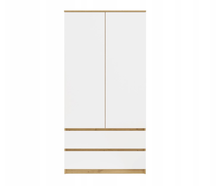 Kast MALWA SS-90 eiken artisan/wit
