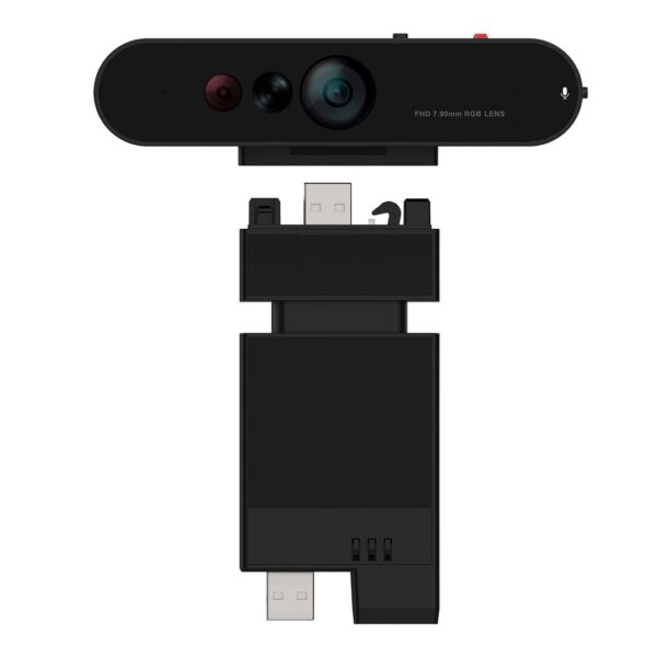 Lenovo ThinkVision MC60 (S) webcam 1920 x 1080 Pixels USB 2.0 Zwart