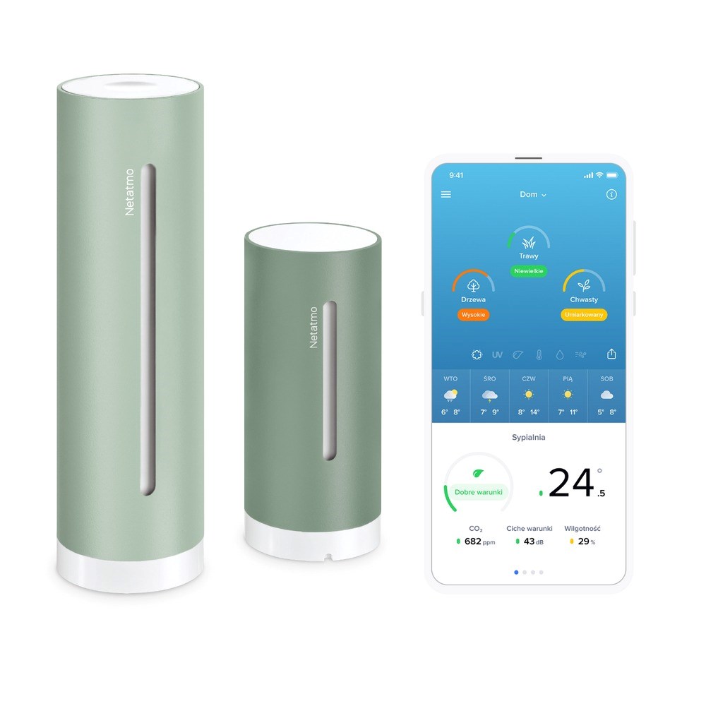 Netatmo NWS-M Weerstation Mintgroen