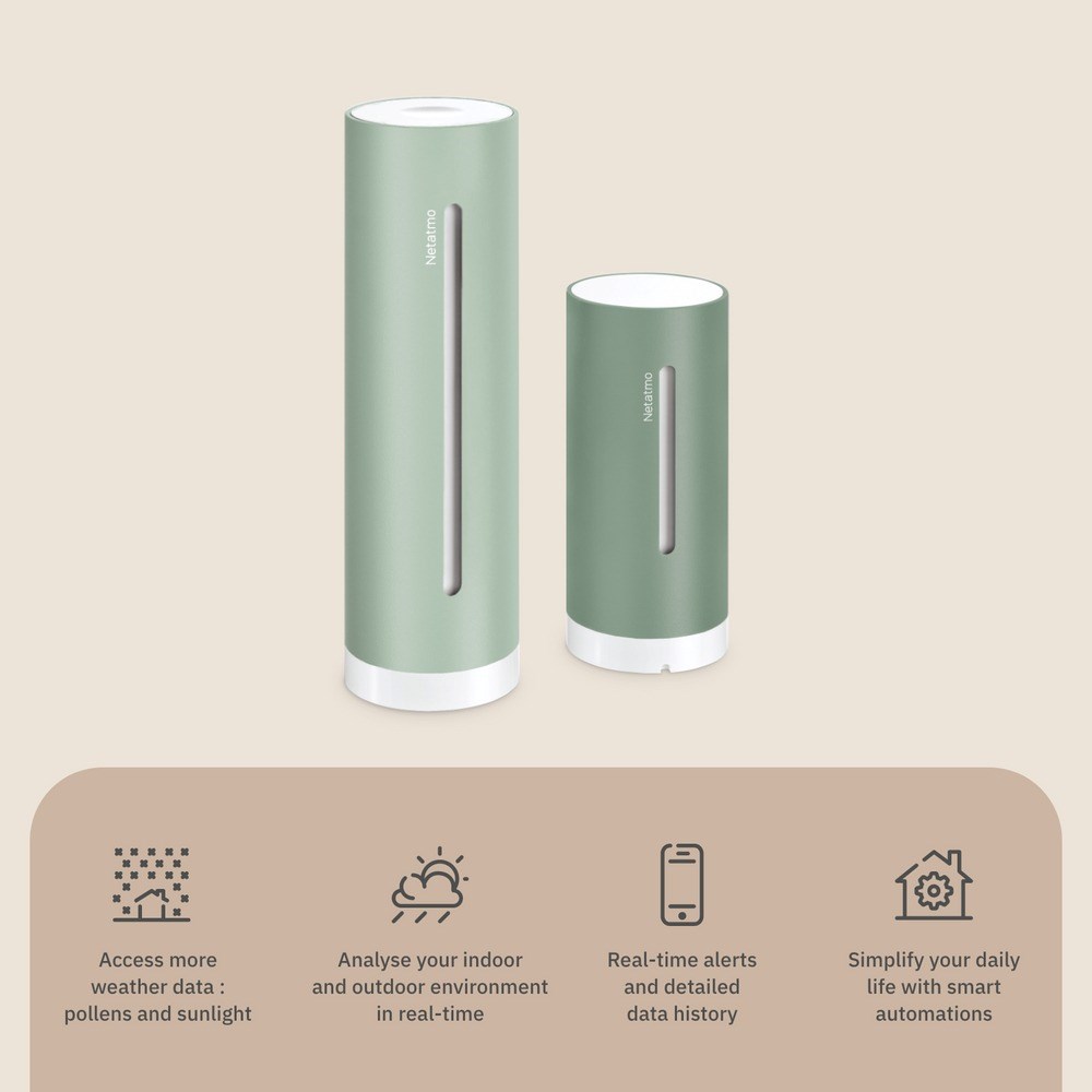 Netatmo NWS-M Weerstation Mintgroen