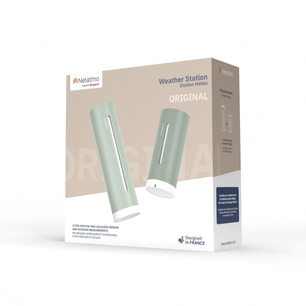 Netatmo NWS-M Weerstation Mintgroen
