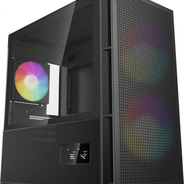 DeepCool CH360 DIGITAL Micro Tower Zwart