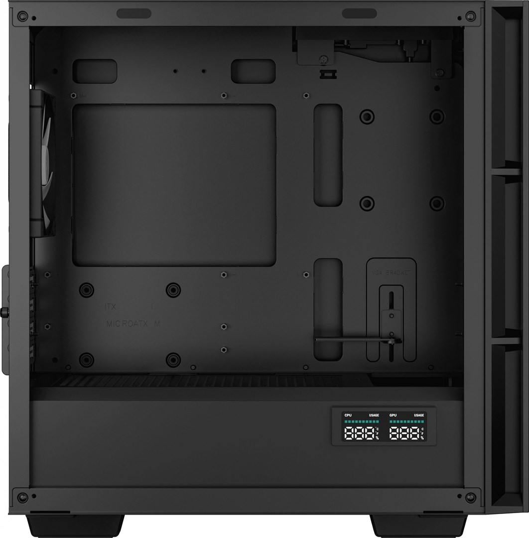DeepCool CH360 DIGITAL Micro Tower Zwart
