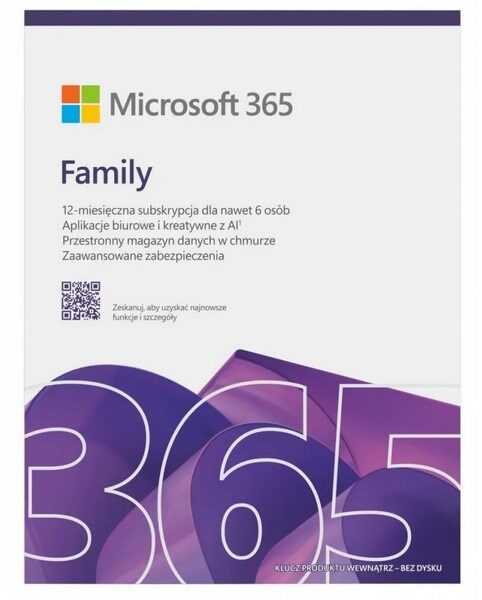 Microsoft 365 Family (6 gebruikers; 12 maanden) (EP2-32382)