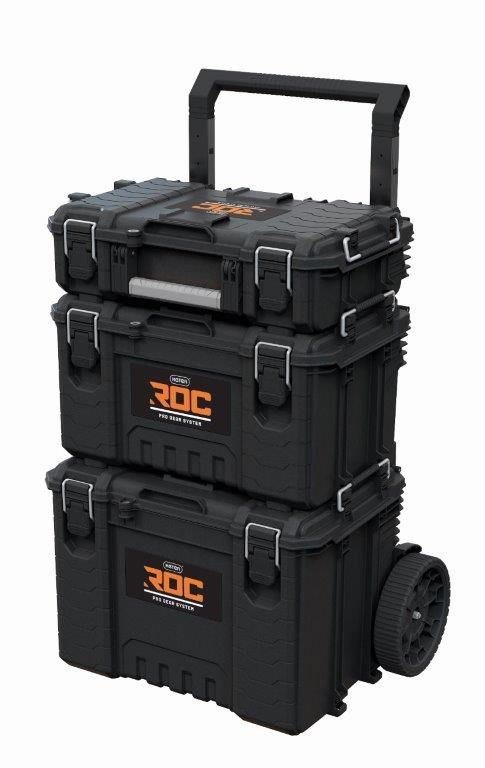 SET VAN 3 GEREEDSCHAPSKISTEN ROC PRO GEAR 2,0 KETER