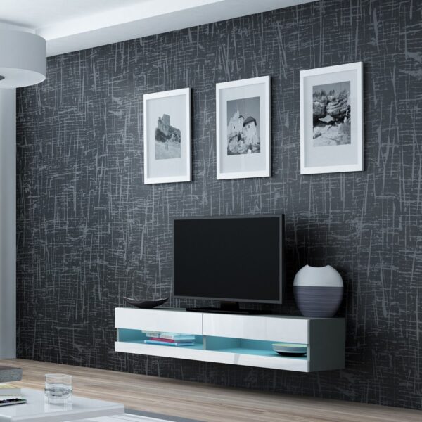 Cama RTVVIGO140N S/B TV meubel & entertainment center 2 schappen