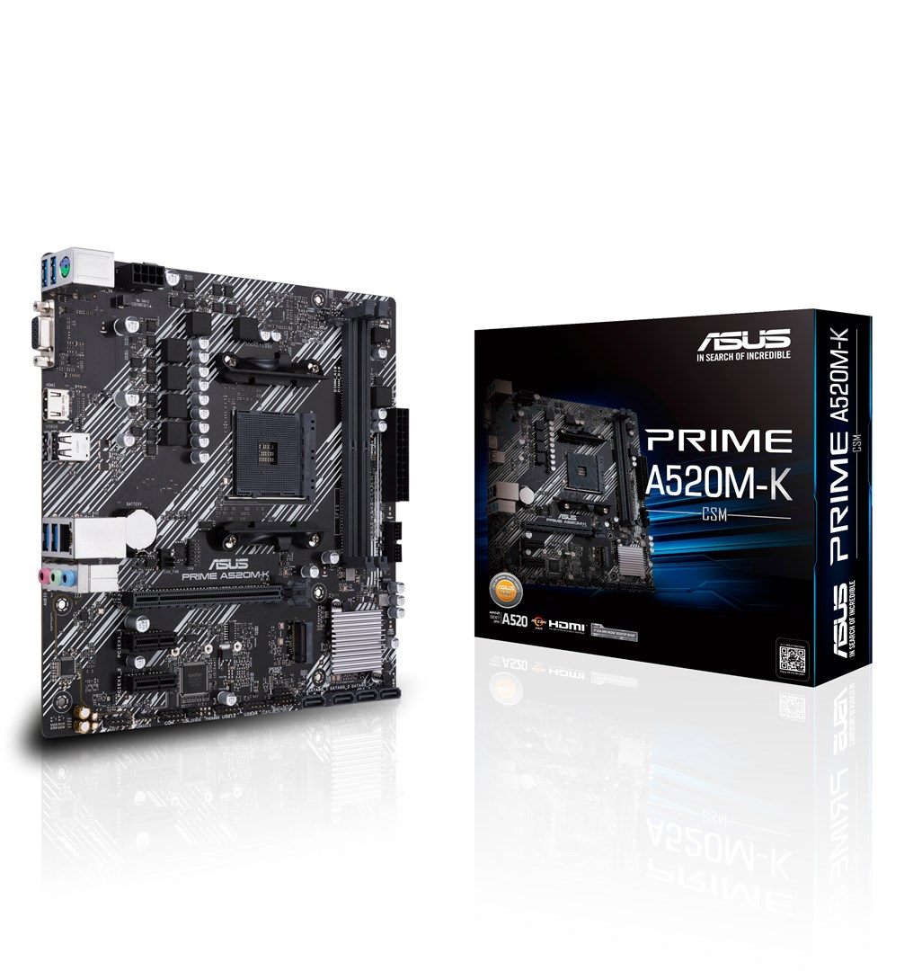 ASUS PRIME A520M-K AMD A520 micro ATX