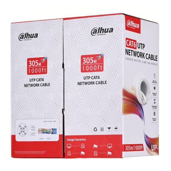 Dahua Technology PFM920I-6UN-C-V2 netwerkkabel Wit 305 m Cat6 U/UTP (UTP)