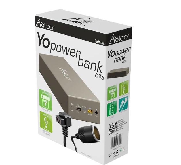 Externe batterij powerbank voor Yolco CSX5 koelkasten