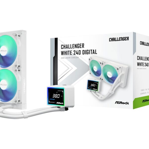 Koeling ASRock Challenger White 240 Digital
