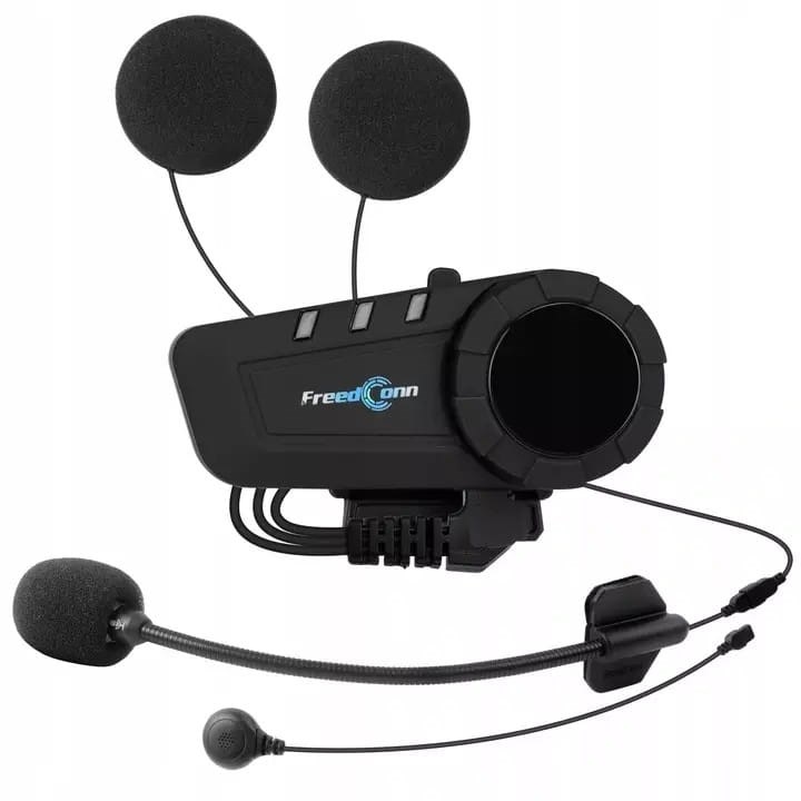 Motorfiets intercom FREEDCONN KY-PRO SINGLE Zwart