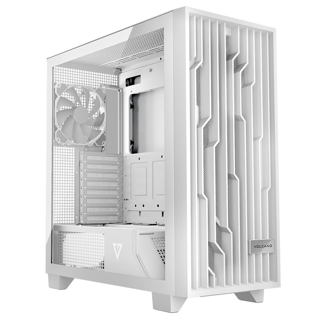 MODECOM computerkast VOLCANO PERUN APEX ARGB MIDI White