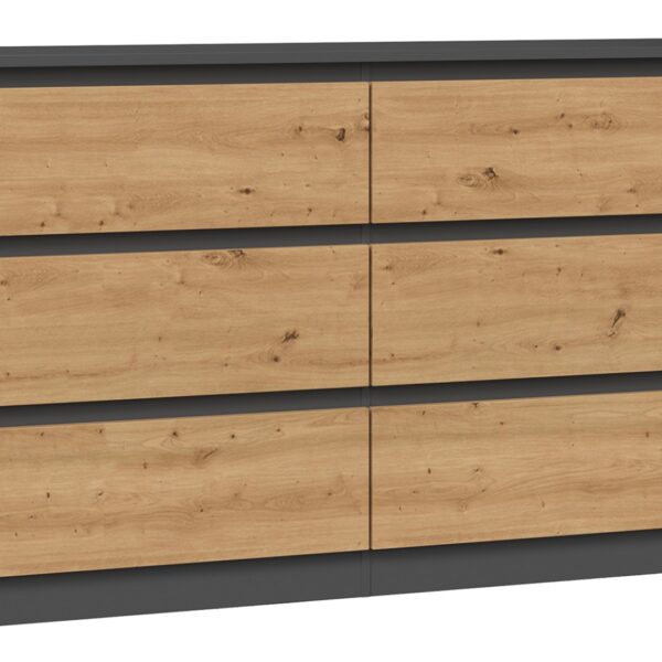 Topeshop M6 120 ANTRACYT/ART ladenkast