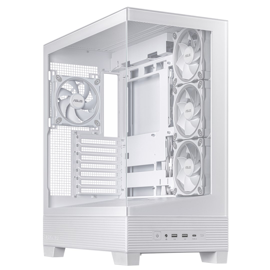 ASUS A31 Plus TG ARGB WHITE Midi Tower Wit