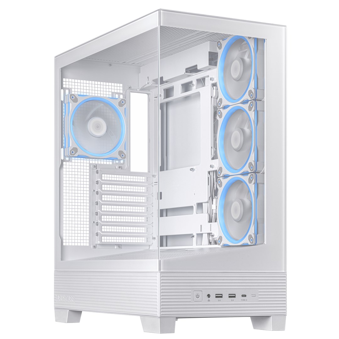 ASUS A31 Plus TG ARGB WHITE Midi Tower Wit