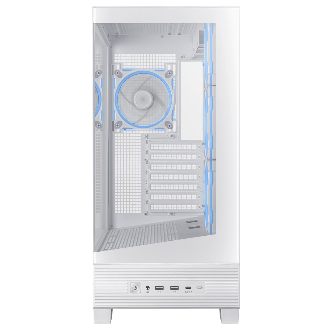 ASUS A31 Plus TG ARGB WHITE Midi Tower Wit