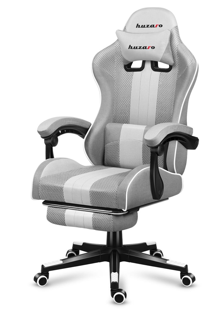 HUZARO FORCE 4.7 WIT MESH GAMING STOEL