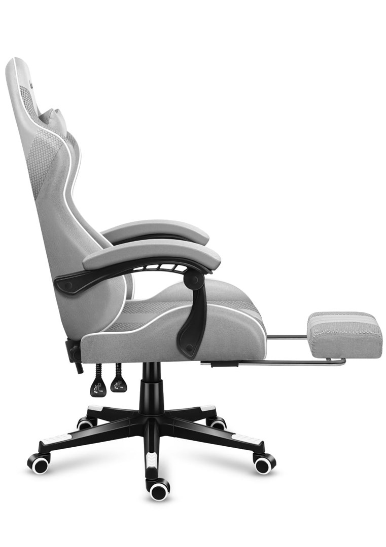 HUZARO FORCE 4.7 WIT MESH GAMING STOEL