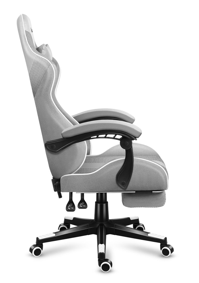 HUZARO FORCE 4.7 WIT MESH GAMING STOEL