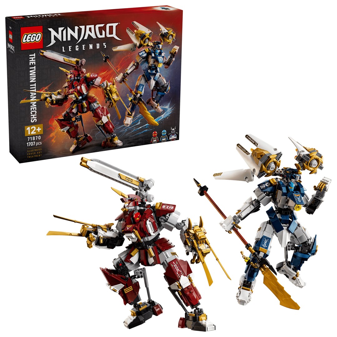 LEGO NINJAGO 71870 De Twin Titan-mechs
