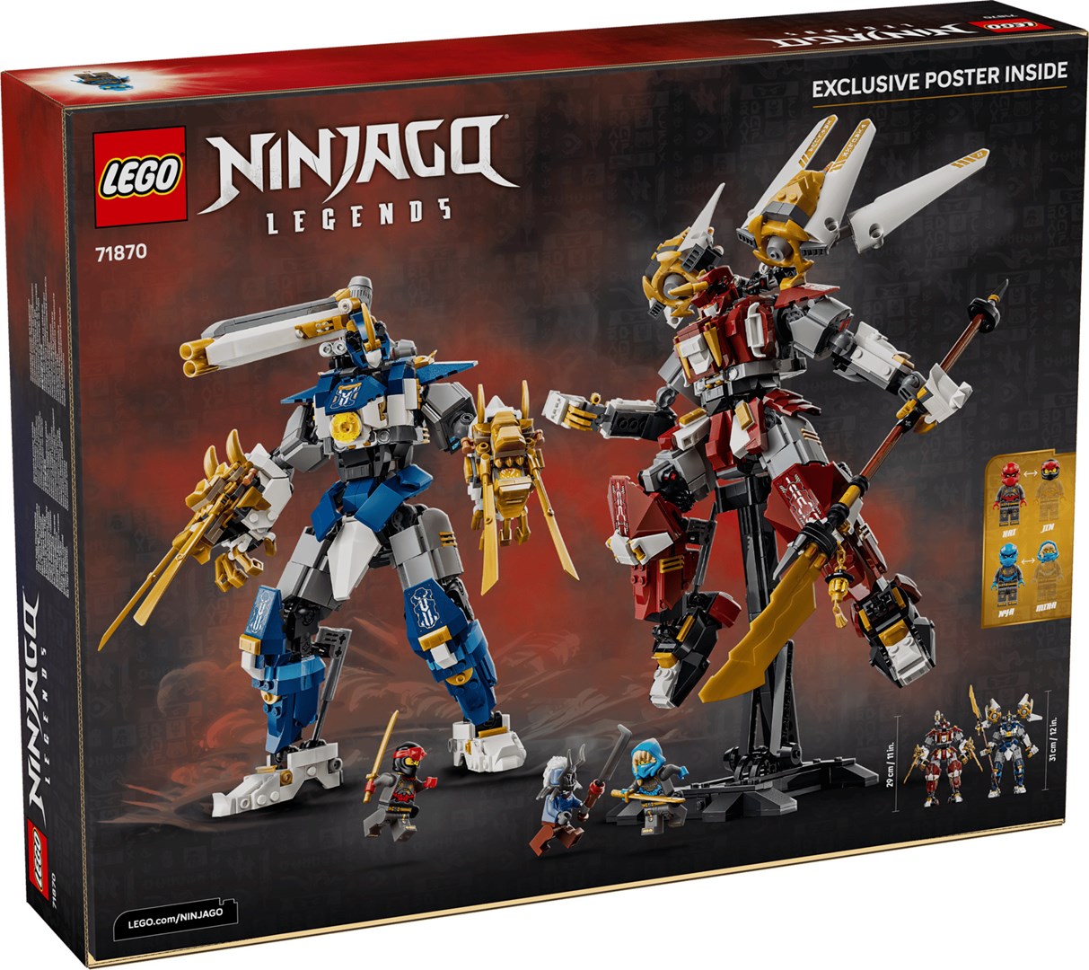 LEGO NINJAGO 71870 De Twin Titan-mechs