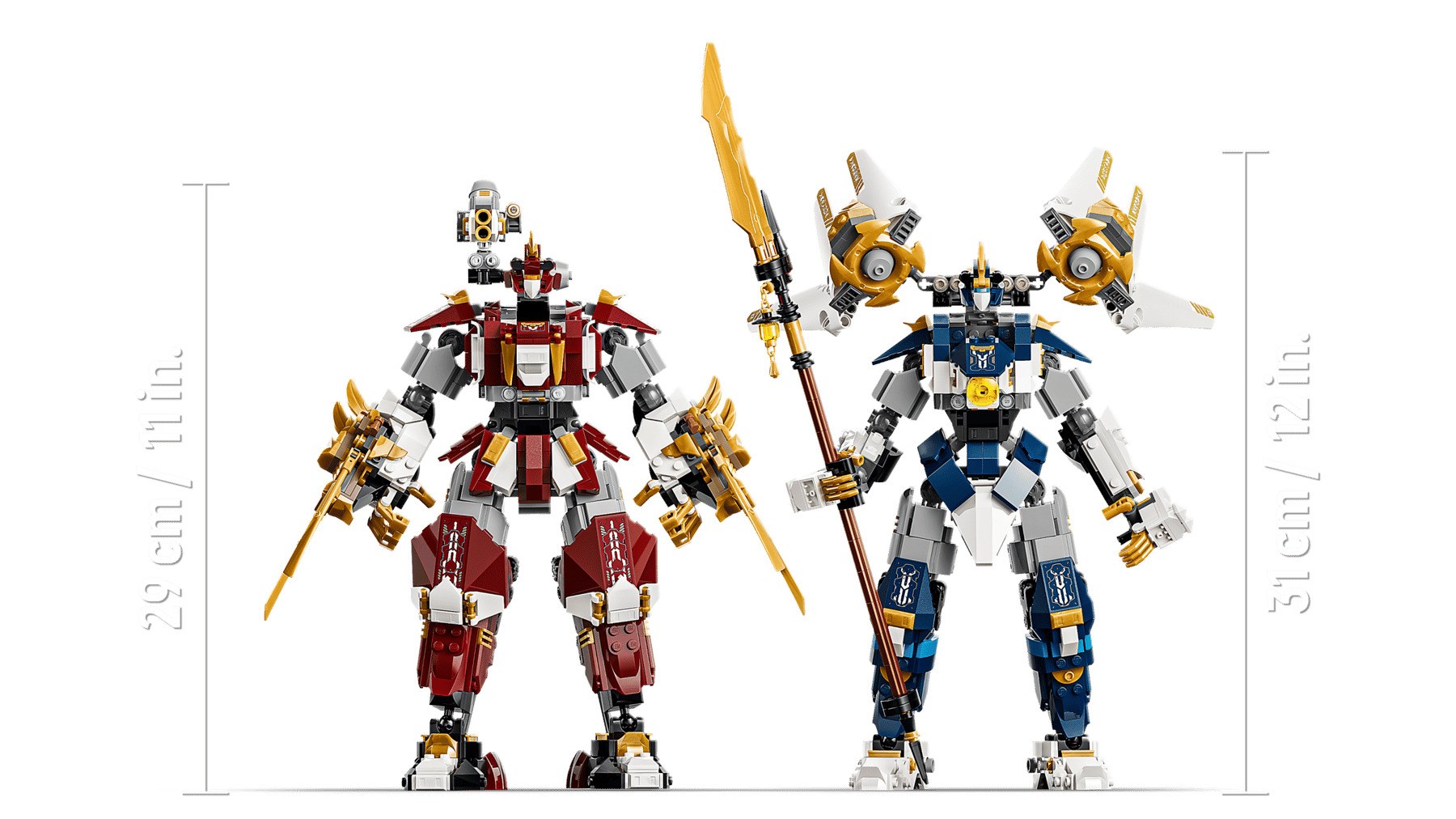 LEGO NINJAGO 71870 De Twin Titan-mechs