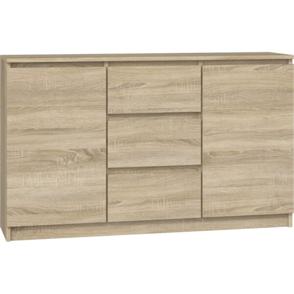 Topeshop KOMODA 2D3S DĄB SONOMA ladenkast