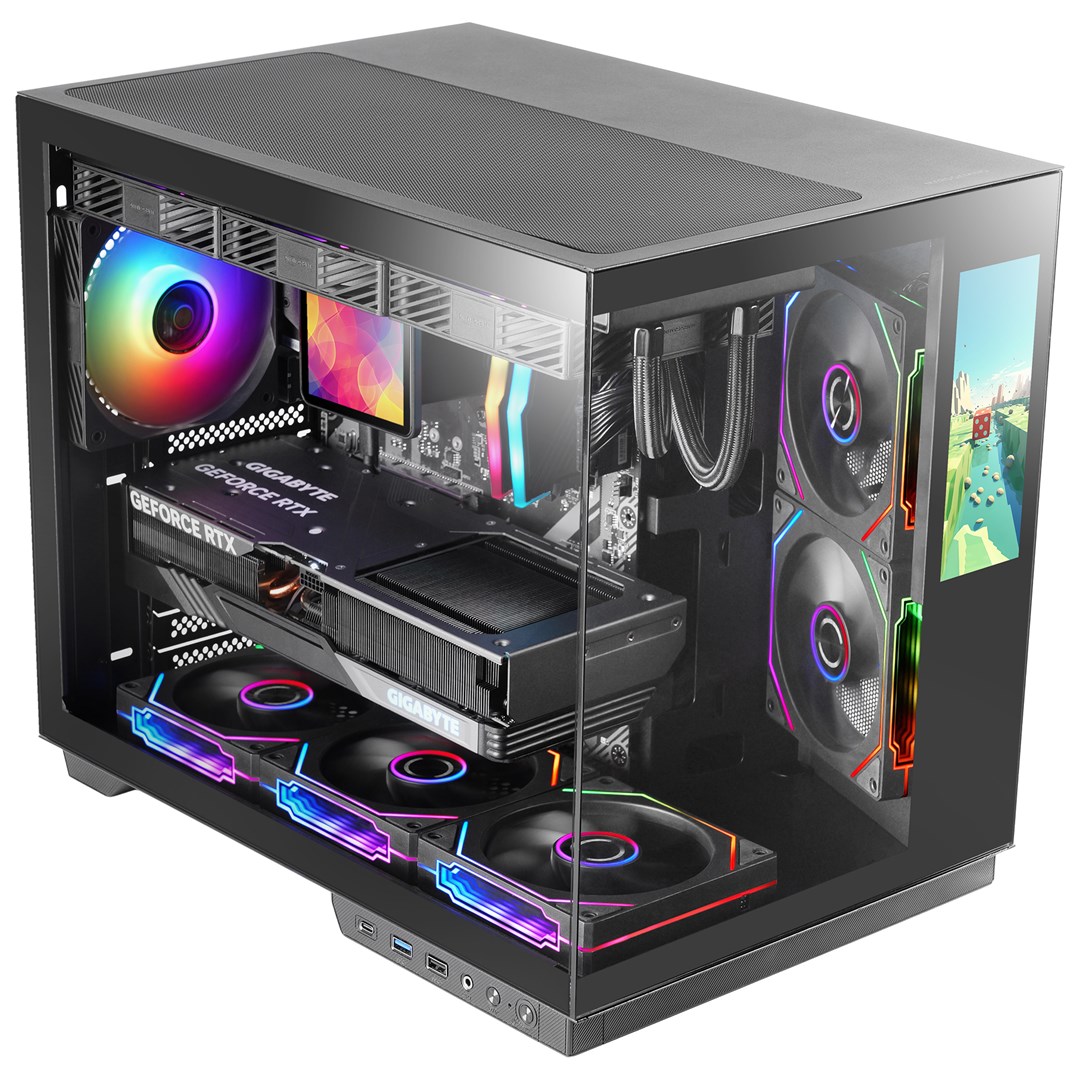 Mars Gaming MCMIRAGE computerbehuizing Midi Tower Zwart