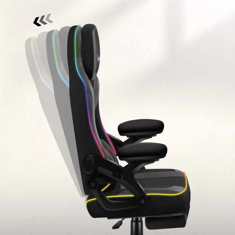 RGB Black Mesh gamingstoel