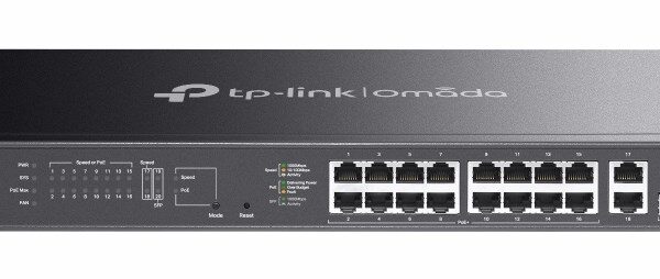 TP-Link Omada ES220GMP netwerk-switch Managed L2 Gigabit Ethernet (10/100/1000) Power over Ethernet (PoE) Zwart