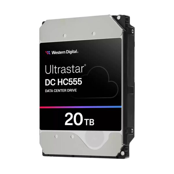 Western Digital Ultrastar DC HC555 interne harde schijf 20 TB 7200 RPM 512 MB 3.5" SAS3