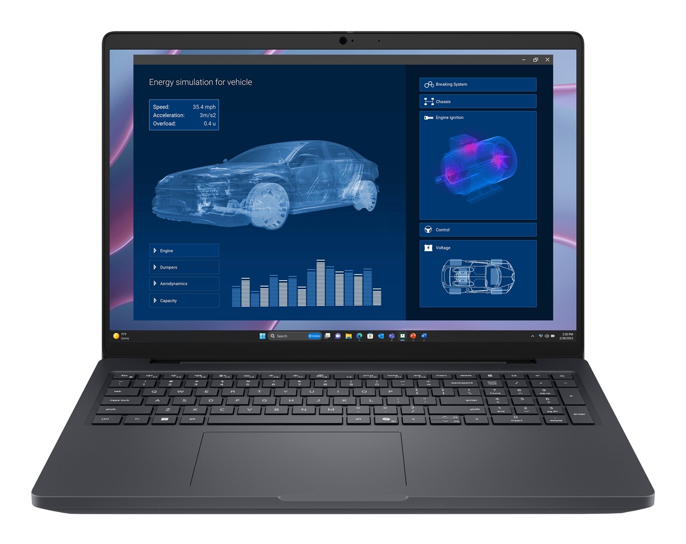DELL Pro Max 16 MC16255 Copilot+ PC AMD Ryzen AI 5 PRO 340 Laptop 40,6 cm (16") Full HD+ 16 GB LPDDR5x-SDRAM 256 GB SSD Wi-Fi 7 (802.11be) Windows 11 Pro Zwart Engels