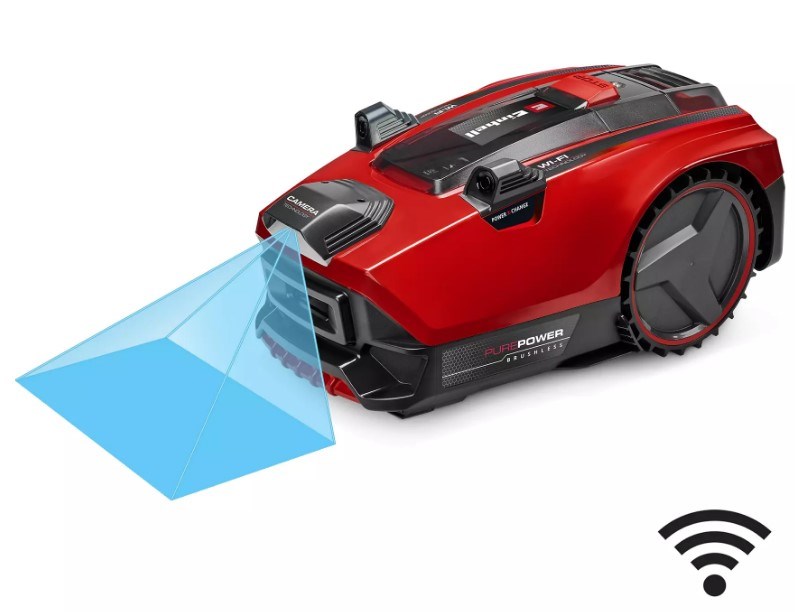 Einhell Flexo Cam Plus 600 Robotgrasmaaier Batterij/Accu Zwart, Rood, Zilver