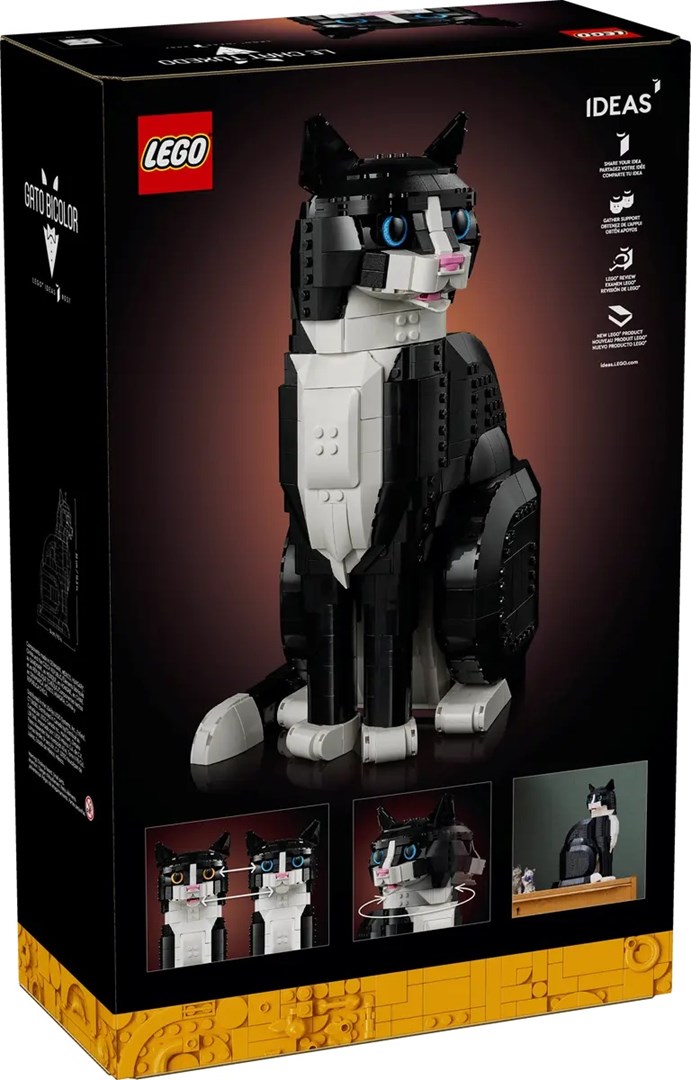 LEGO IDEAS 21349 Zwart-witte kat