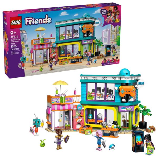 LEGO FRIENDS 42674 Strip- en gamewinkel