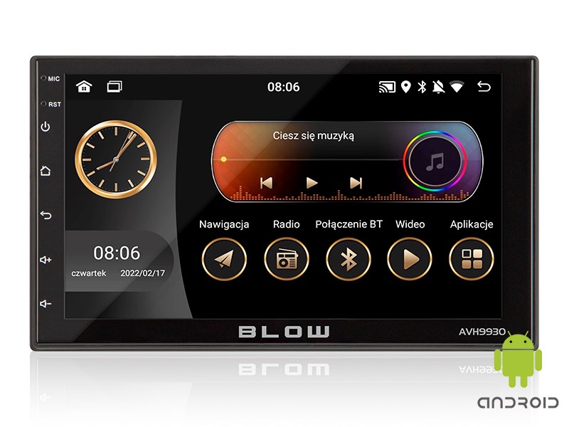 Radio BLOW AVH-9930 2DIN 7" GPS Android 11