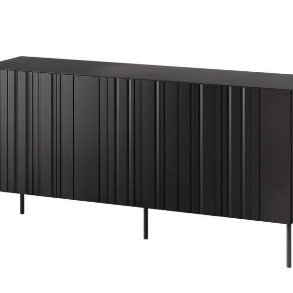 Cama Commode ISLA 150,5x40x75 matzwart