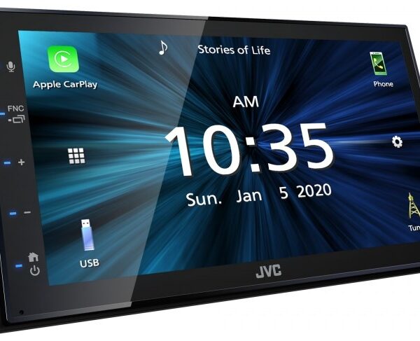 JVC KW-M560BT 2DIN, Mechless, Multimedia systeem.