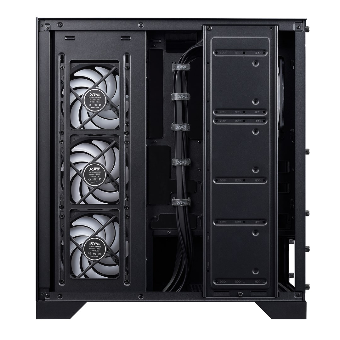 XPG Invader X BTF Midi Tower Zwart
