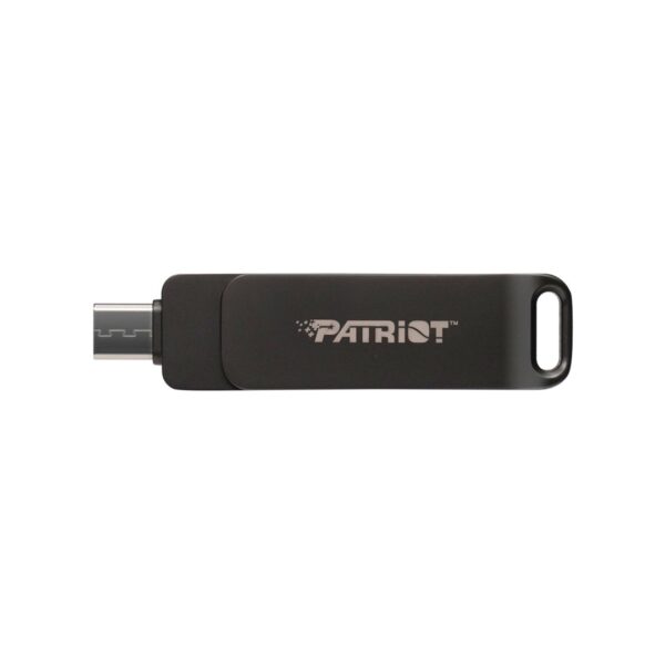 Flashdrive PATRIOT Rage R550 1TB 100 MB/S USB A+C Draaibaar ontwerp (PE1TR550DSAD) Zwart